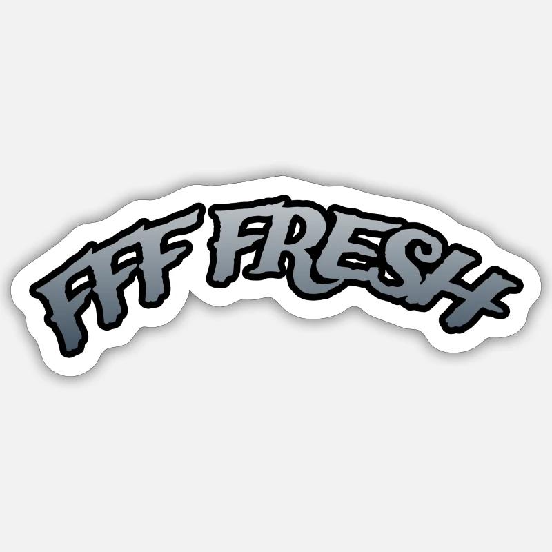 FFF FRESH Sticker size S (10 x 10 cm)