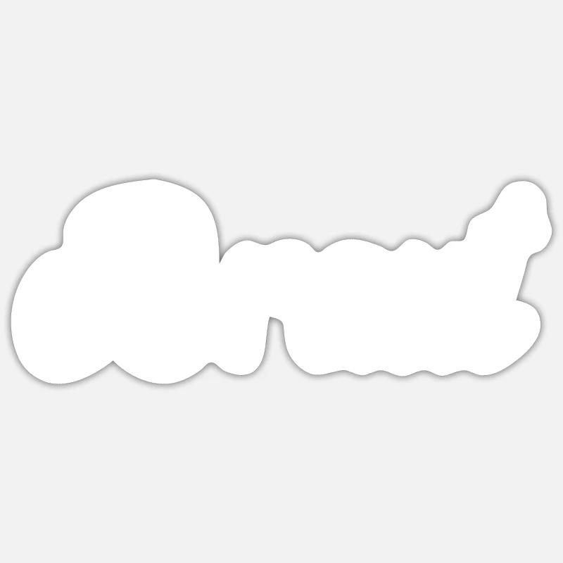 Braut - Sticker Größe S (10 x 10 cm) - Mattweiß