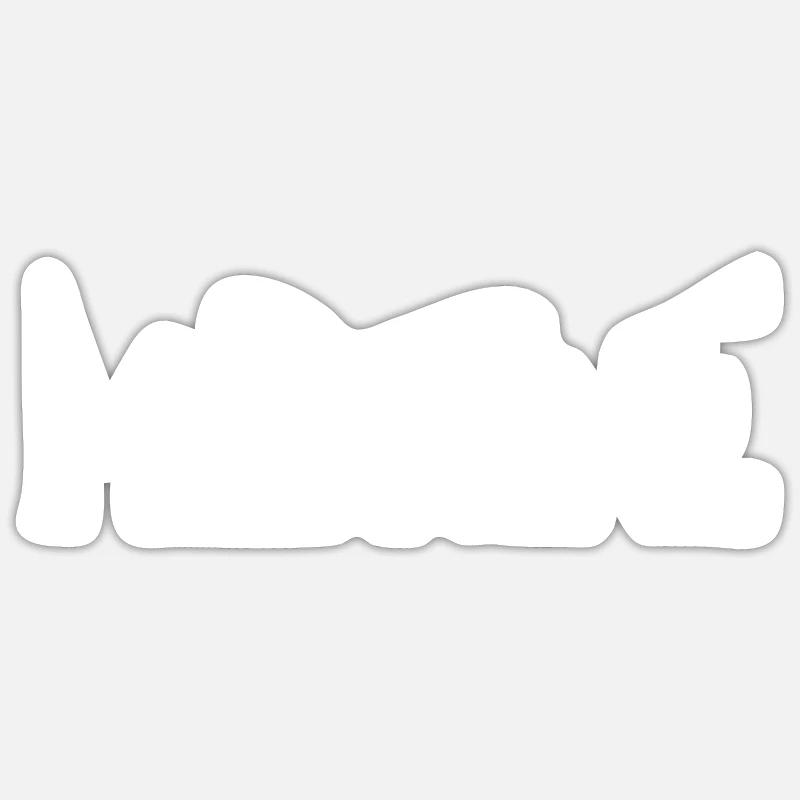 Médicaments - Sticker taille S (10 x 10 cm) - blanc mat