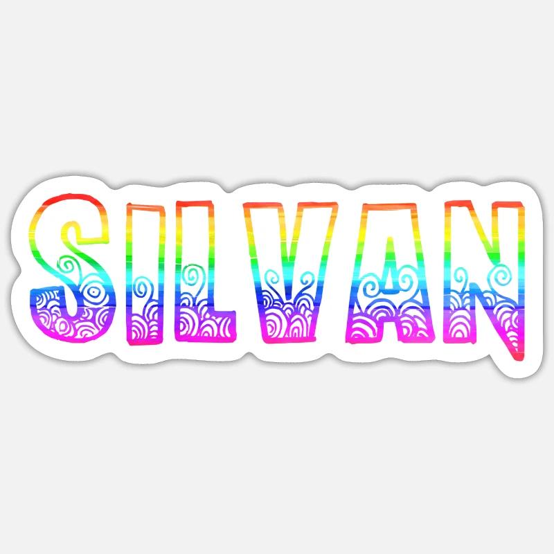 silvan rs arc-en-ciel Sticker taille S (10 x 10 cm)