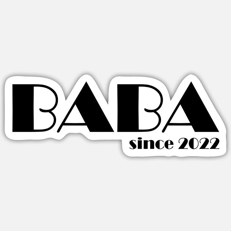BABA since 2022 s Sticker size S (10 x 10 cm)