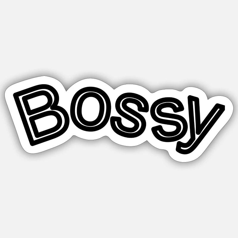 Bossy2 Sticker Größe S (10 x 10 cm)