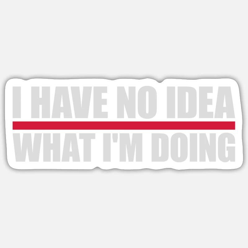 Aucune idée Sticker taille S (10 x 10 cm)