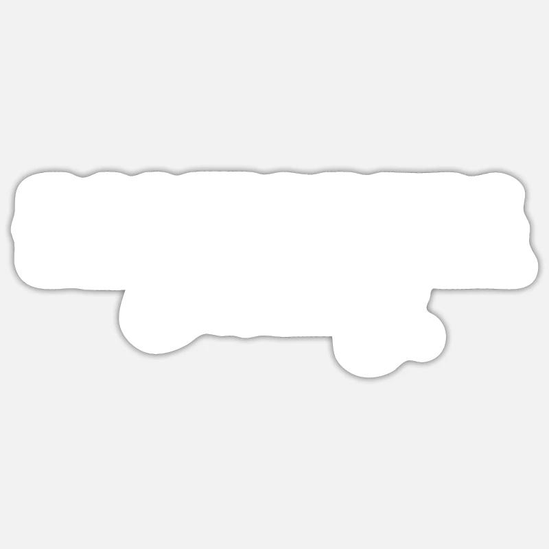 Rêve californien - Sticker taille S (10 x 10 cm) - blanc mat