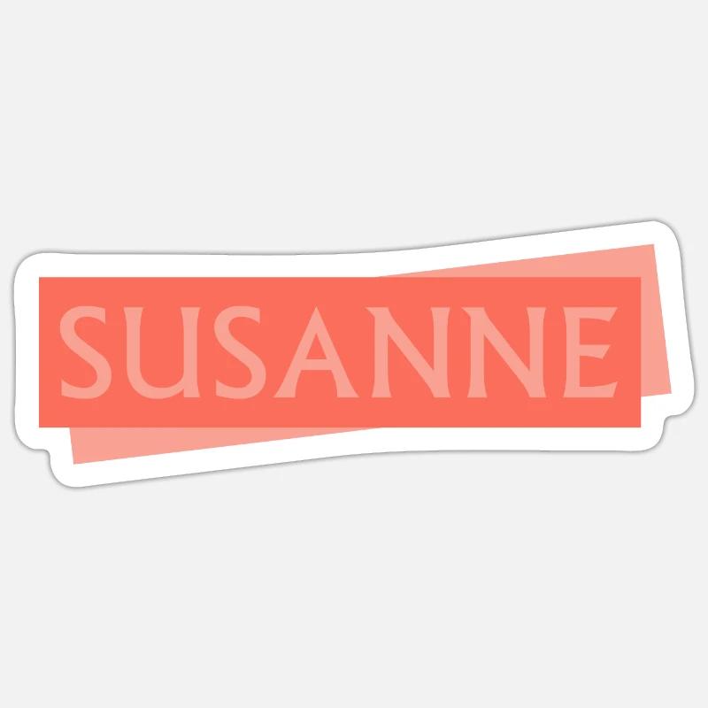 Suzanne Sticker size S (10 x 10 cm)