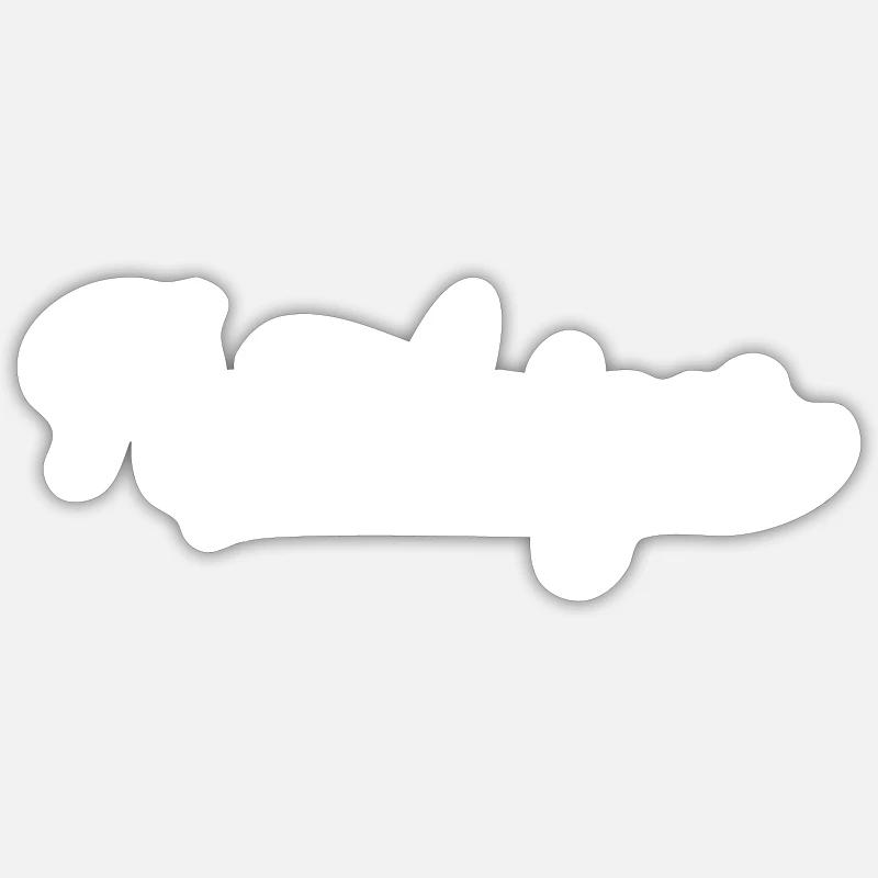 Dropout - Sticker size S (10 x 10 cm) - white matte
