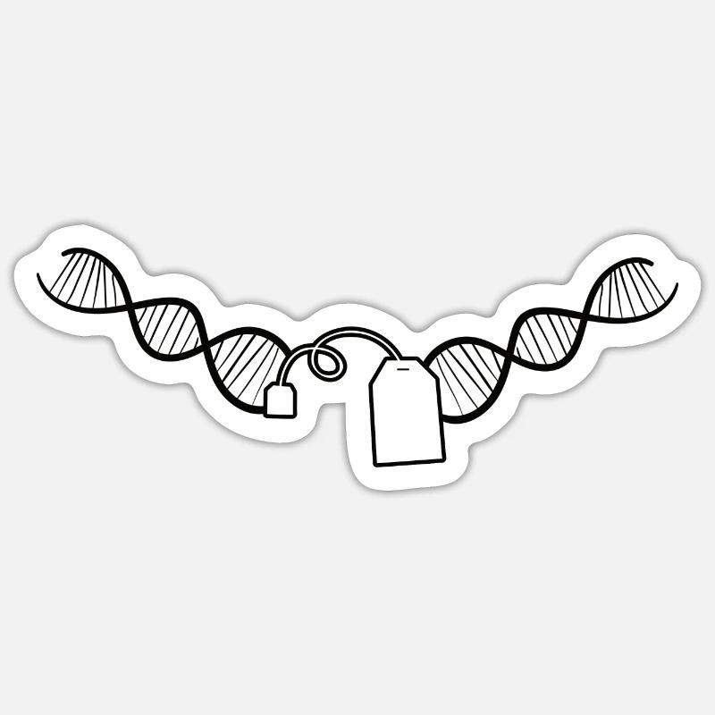 Tee Teebeutel Geschenk Tasse Tea Spruch Getränk Sticker Größe S (10 x 10 cm)