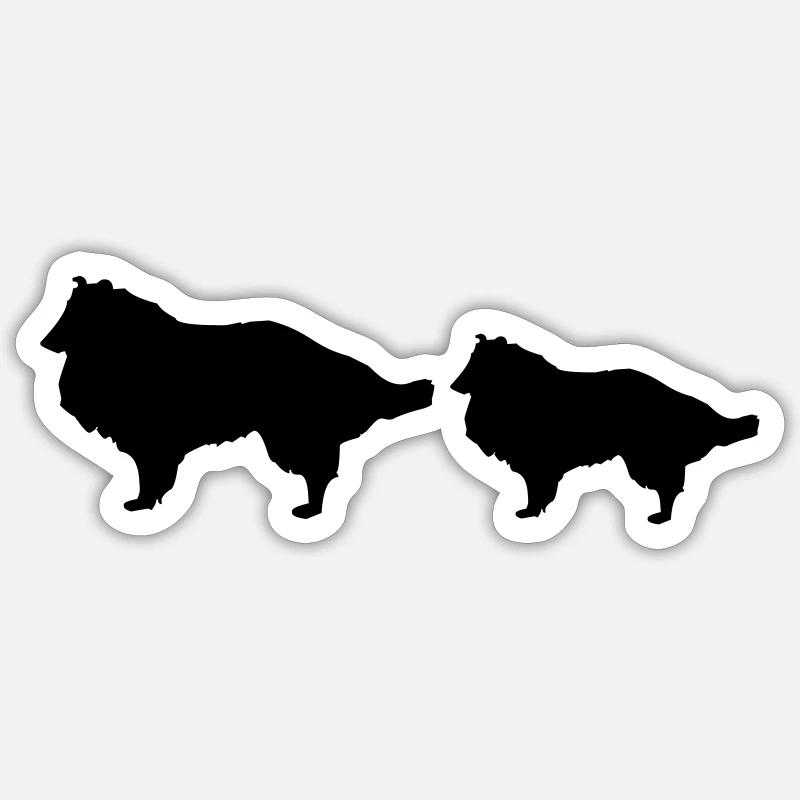 Canine - Sticker size S (10 x 10 cm) - white matte