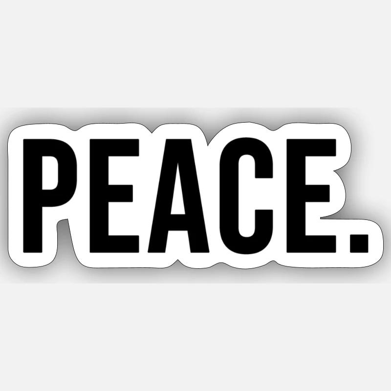 peace Sticker Größe S (10 x 10 cm)