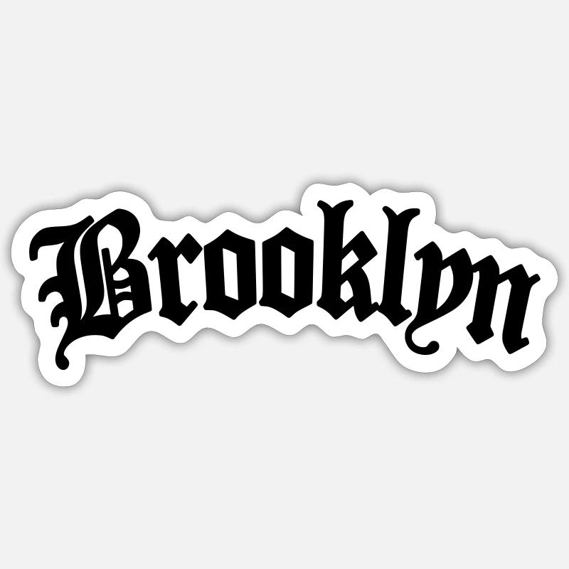 Brooklyn Sticker size S (10 x 10 cm)