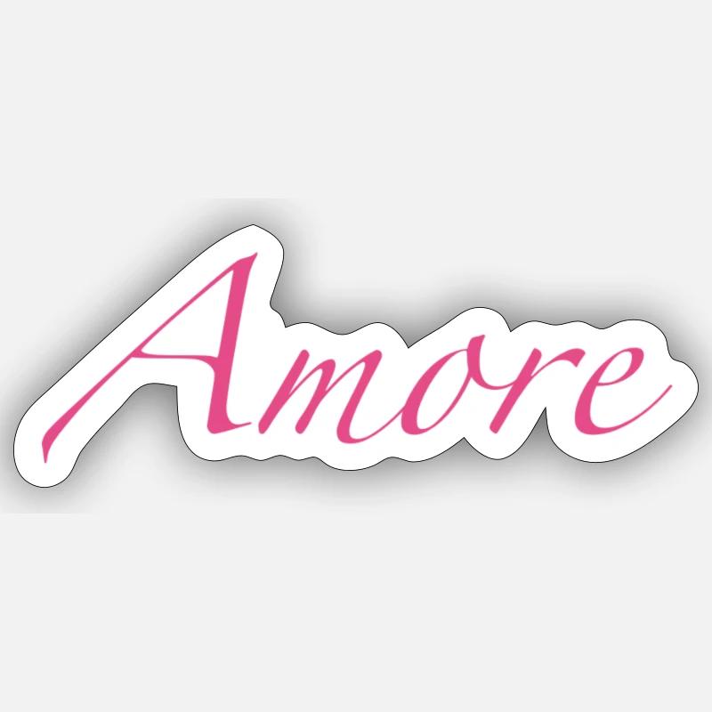 Amore Sticker Größe S (10 x 10 cm)