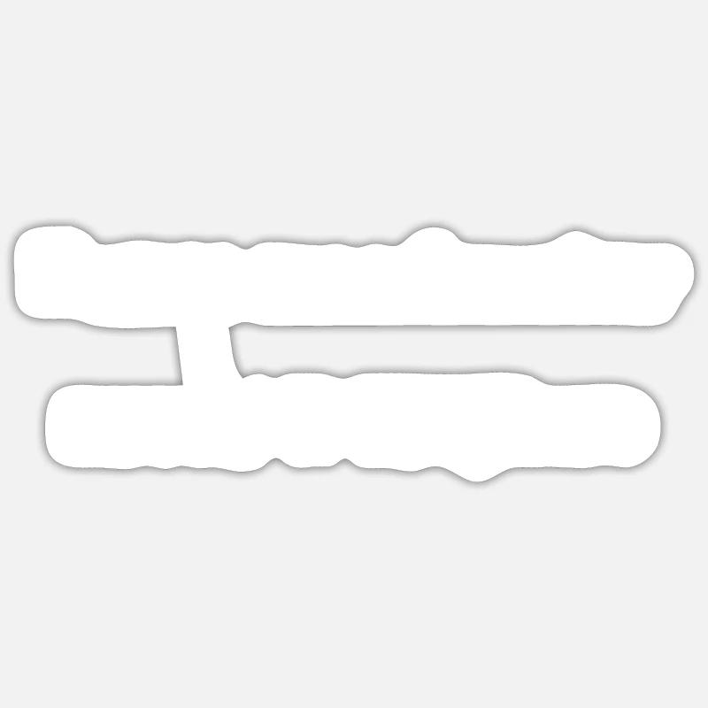 Gift Construction Carpenter Chainsaw Grab Awesome Sticker size S (10 x 10 cm)