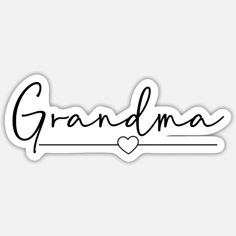 Großmutter Sticker Größe S (10 x 10 cm)