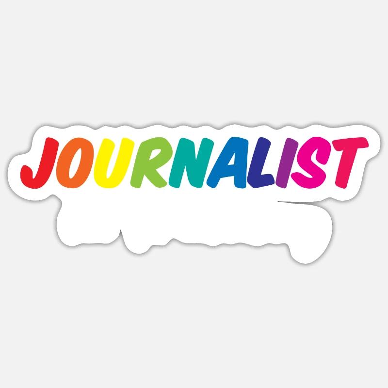 Journalist In Training 4 Sticker Größe S (10 x 10 cm)