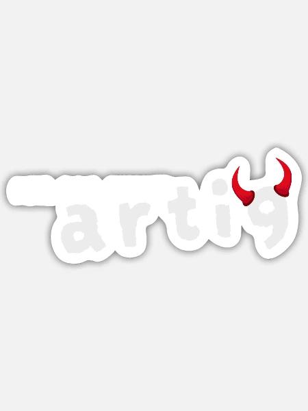 - Sticker size S (10 x 10 cm) - white matte