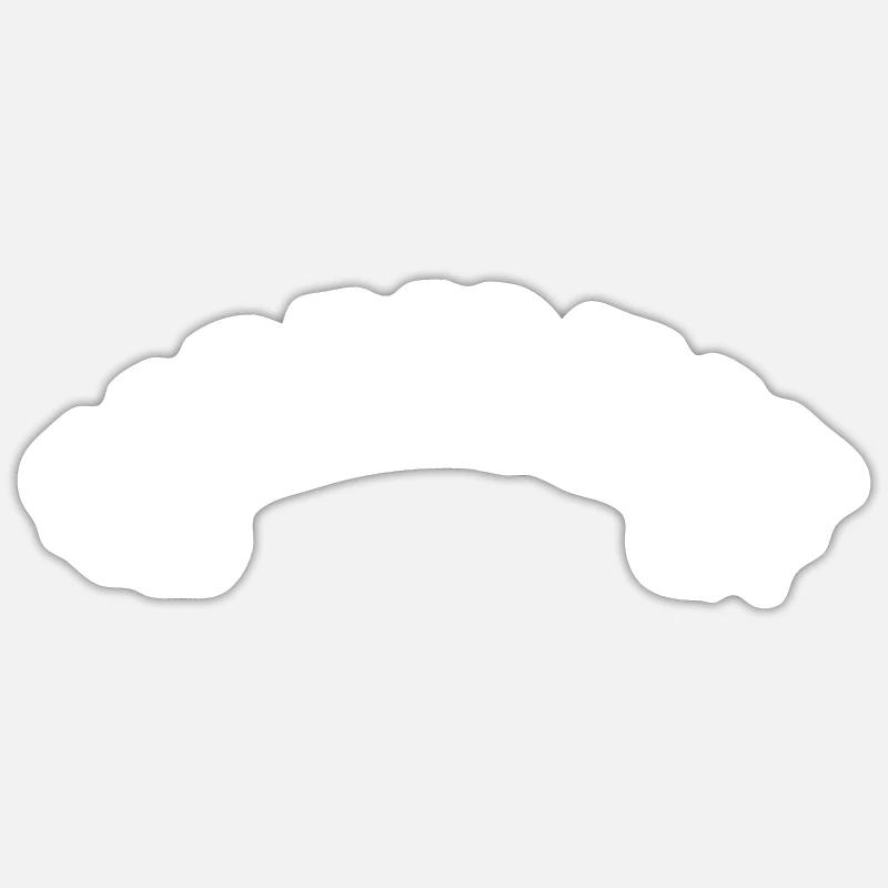 Carribean - Sticker size S (10 x 10 cm) - white matte