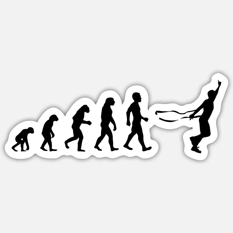 evolution finish Zieleinlauf Sieger Gewinner Sticker Größe S (10 x 10 cm)