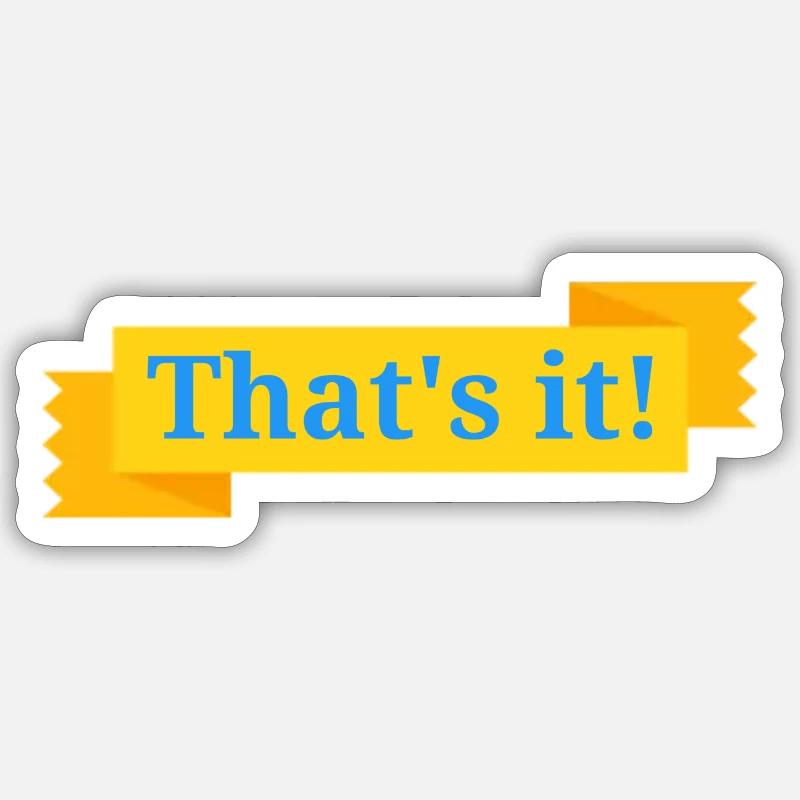 Sticker Größe S (10 x 10 cm) - 