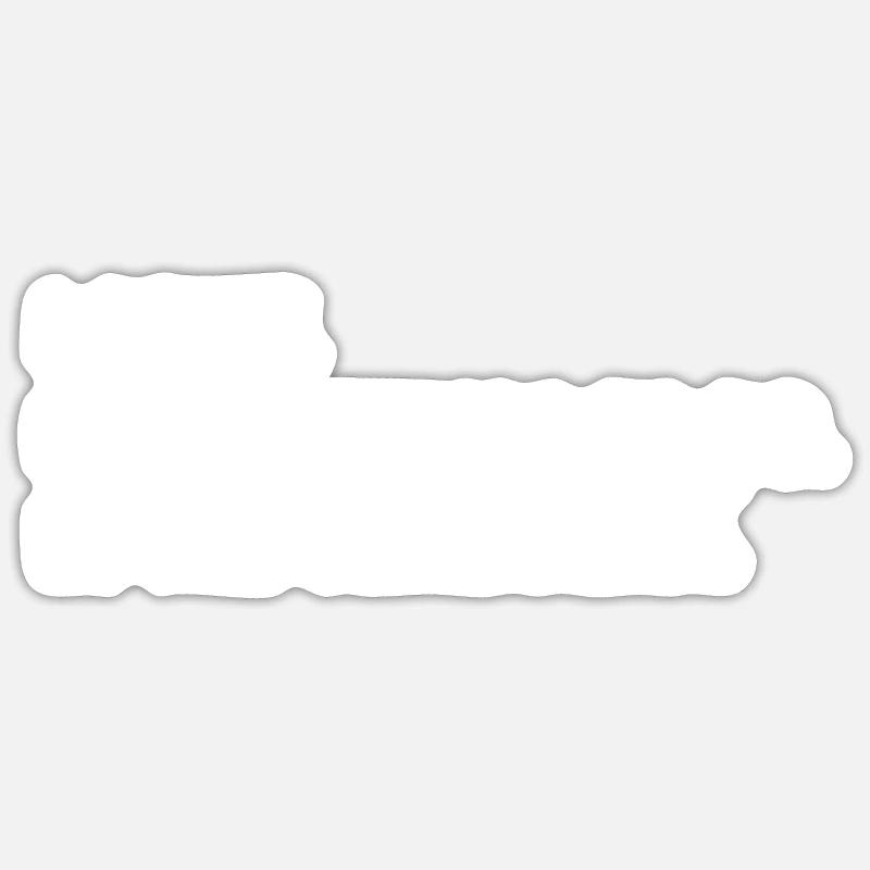 Caraïbes - Sticker taille S (10 x 10 cm) - blanc mat