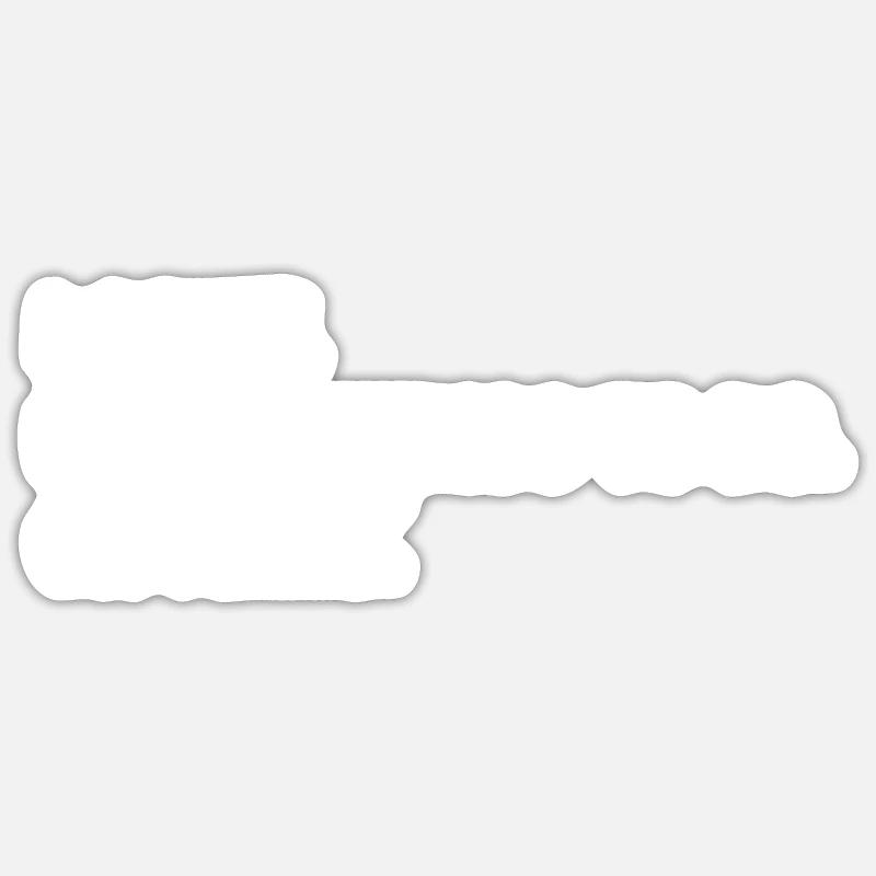Planet Mars - Sticker size S (10 x 10 cm) - white matte