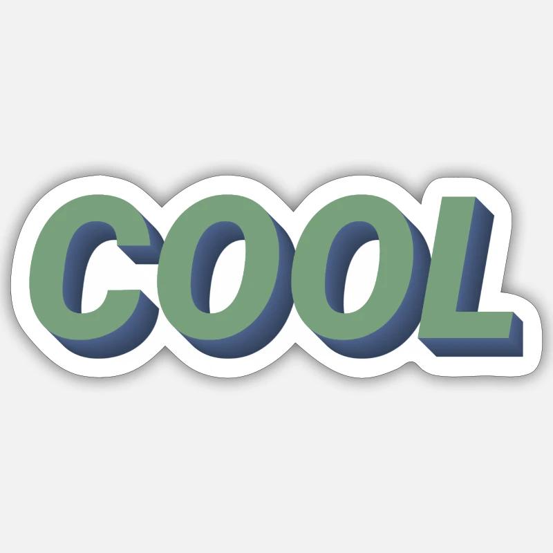 Refroidir Sticker taille S (10 x 10 cm)