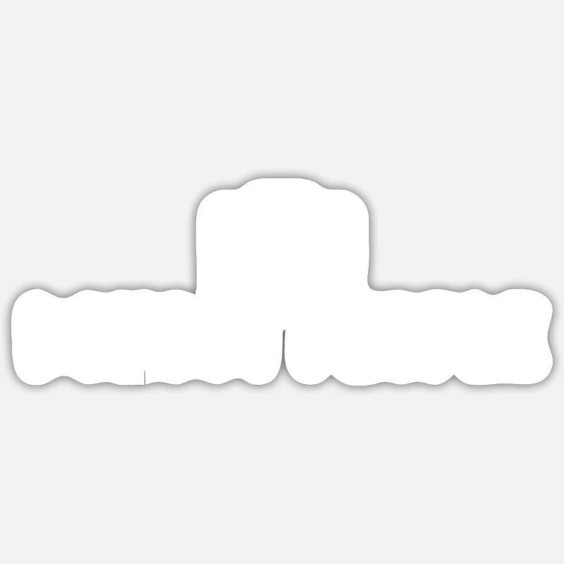 I shoot People - Sticker size S (10 x 10 cm) - white matte