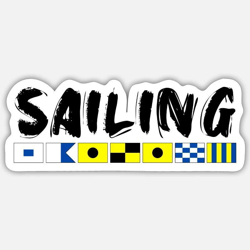 Flaggen-Code - Sticker Größe S (10 x 10 cm) - Mattweiß