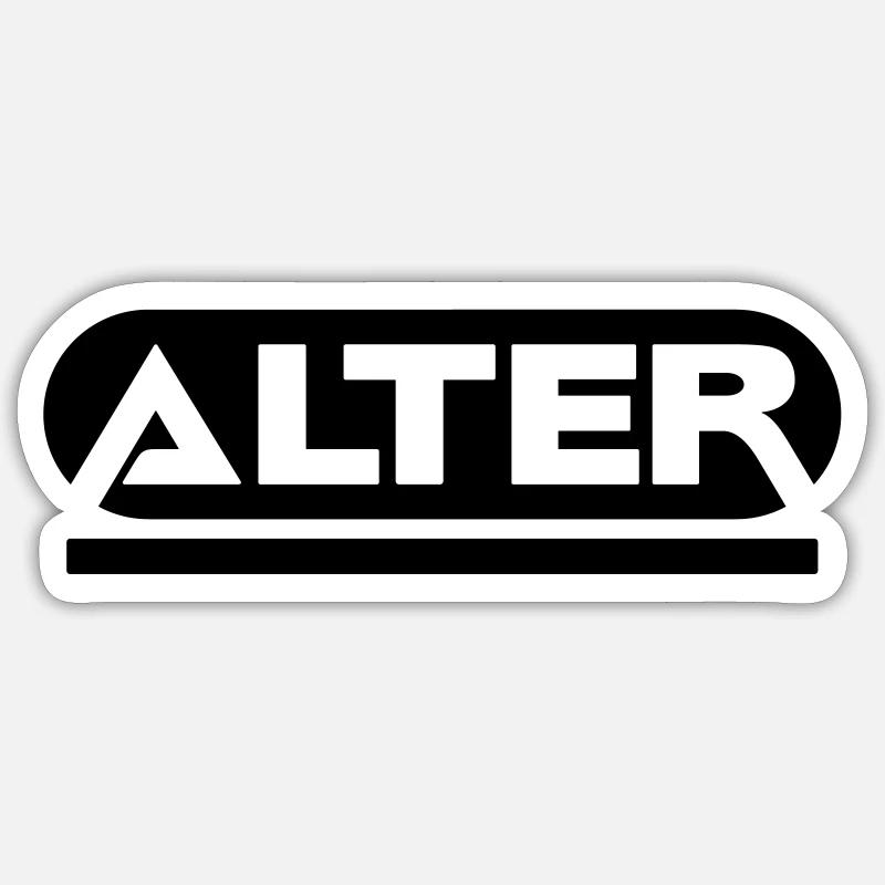 Alter - Sticker Größe S (10 x 10 cm) - Mattweiß