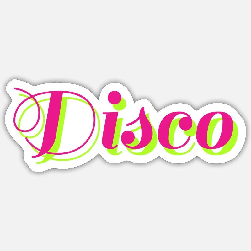 Disco Sticker Größe S (10 x 10 cm)