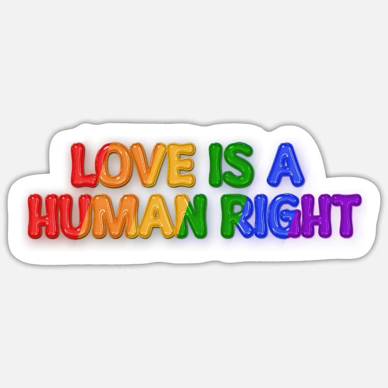 Pride Month Text 1 Sticker Größe S (10 x 10 cm)