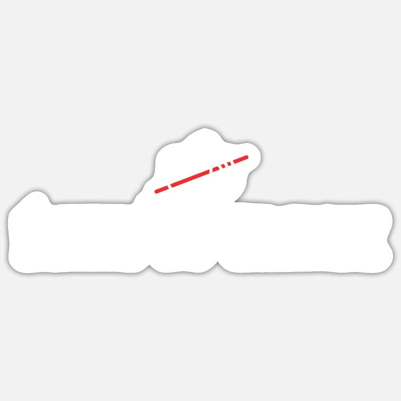 Échos Du Silence Sticker taille S (10 x 10 cm)