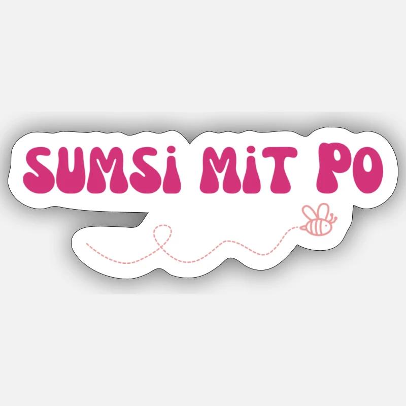 Susimit Po - Optimismus Sticker Größe S (10 x 10 cm)