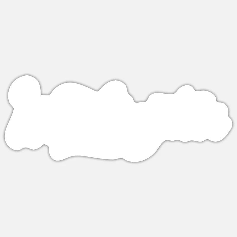 Washington - Sticker taille S (10 x 10 cm) - blanc mat