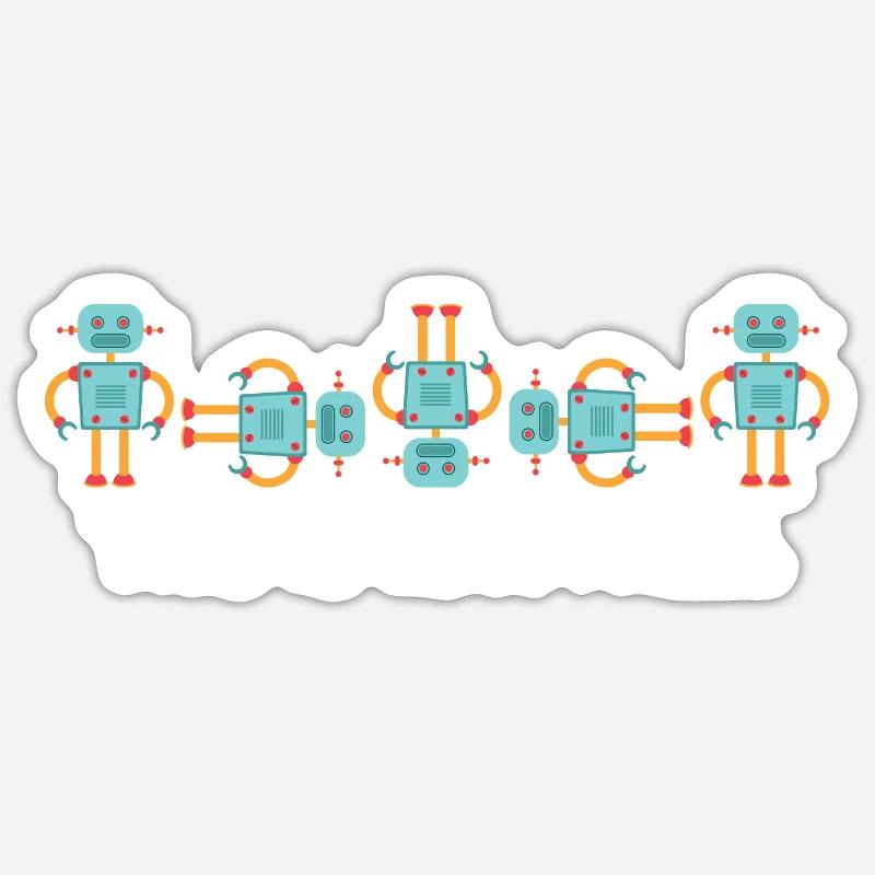 Cool C’est comme ça que je roule Funny Robotics Droid Build Sticker taille S (10 x 10 cm)