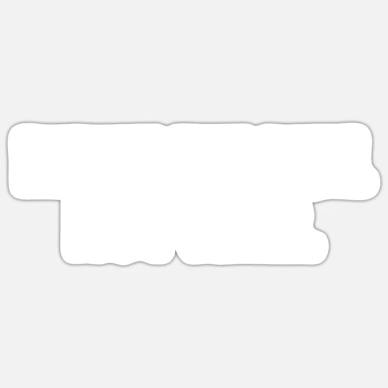 Make falafel not war - Sticker size S (10 x 10 cm) - white matte