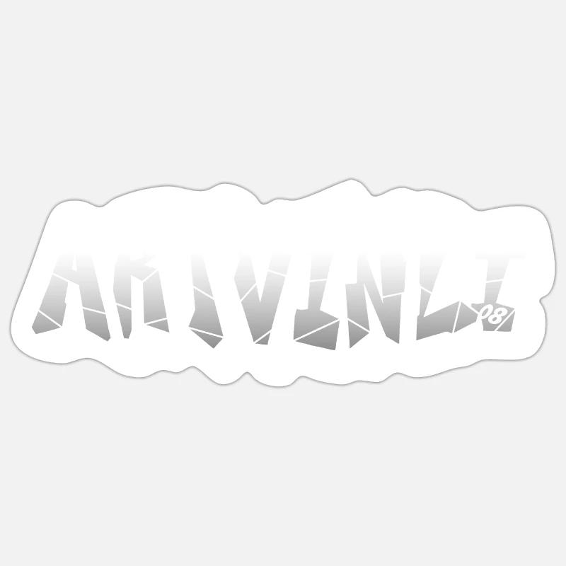 Artvinli - Sticker taille S (10 x 10 cm) - blanc mat
