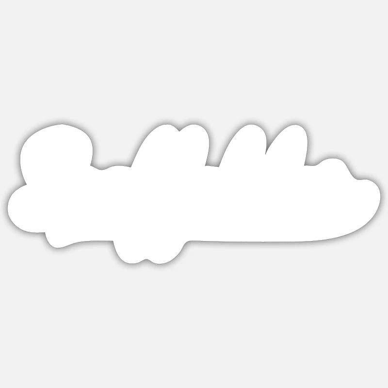 Scaffolder - Sticker size S (10 x 10 cm) - white matte