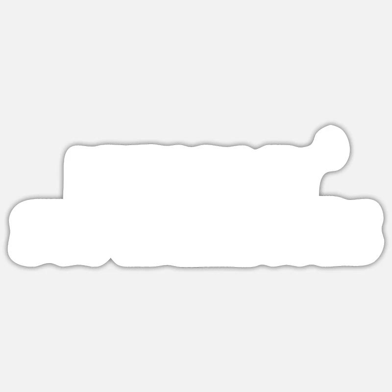 Jouons aux super-héros, texte - Sticker taille S (10 x 10 cm) - blanc mat
