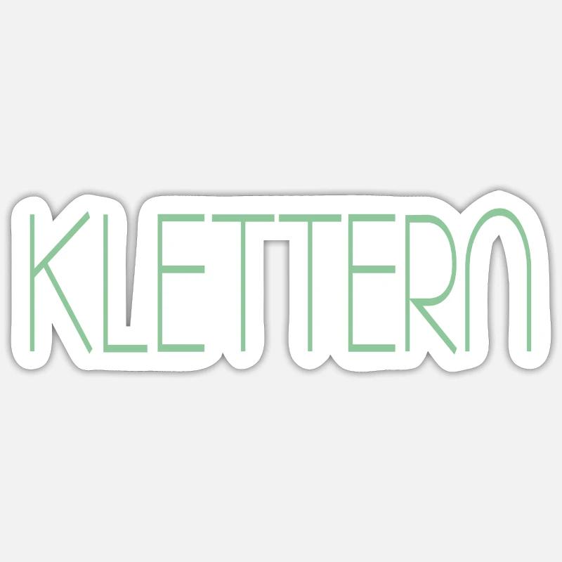 klettern Sticker Größe S (10 x 10 cm)