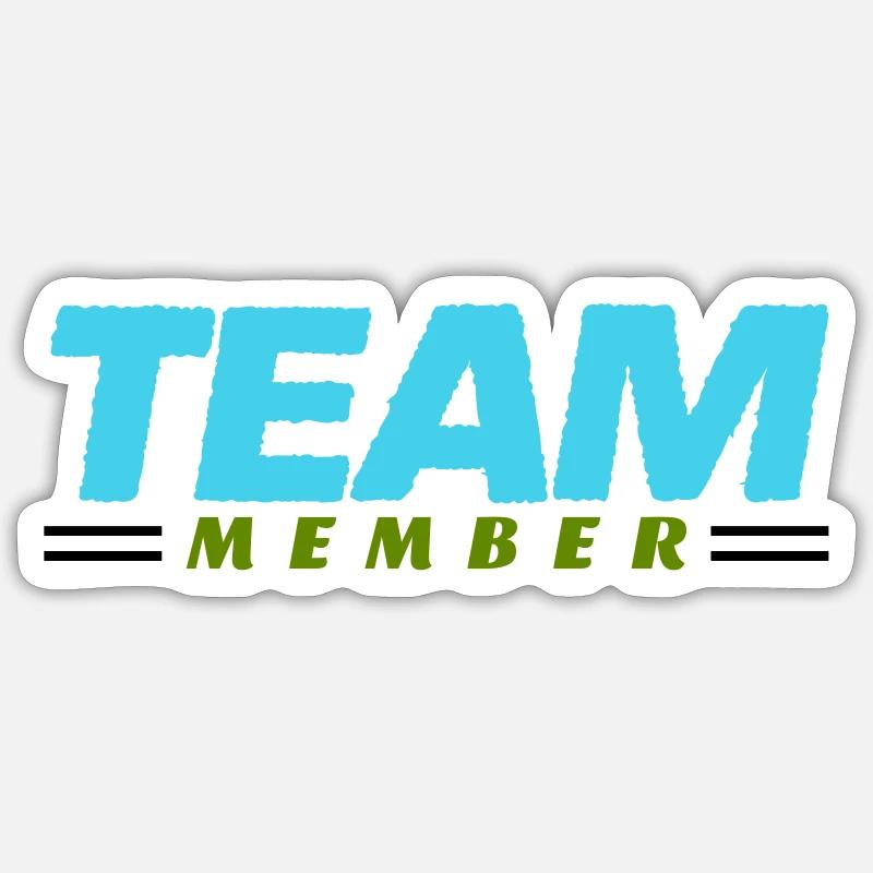 Équipier - Sticker taille S (10 x 10 cm) - blanc mat