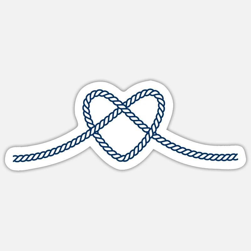 Das Herz das uns verbindet - Sticker Größe S (10 x 10 cm) - Mattweiß