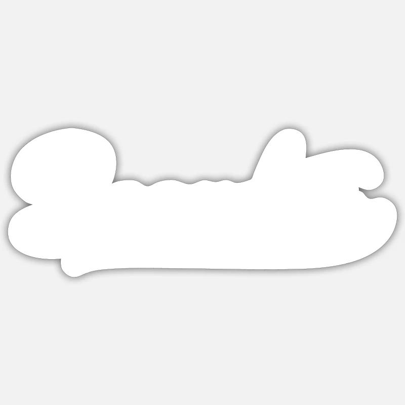 Civil servant - Sticker size S (10 x 10 cm) - white matte