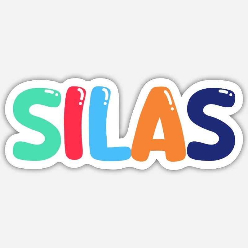 Nom - Silas Sticker taille S (10 x 10 cm)