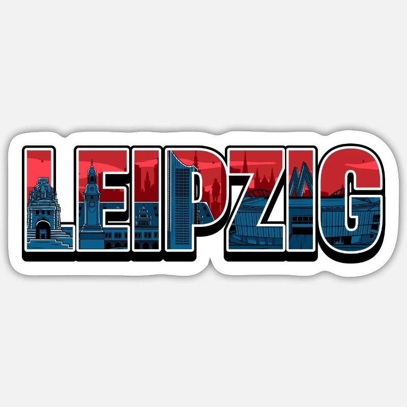 Leipzig Sticker Größe S (10 x 10 cm)