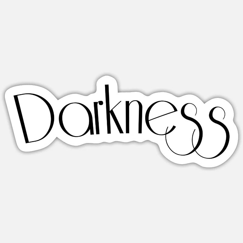 Darkness Sticker size S (10 x 10 cm)