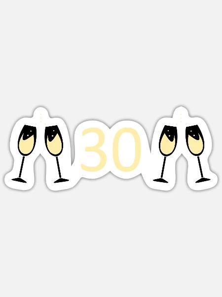 - Sticker size S (10 x 10 cm) - white matte