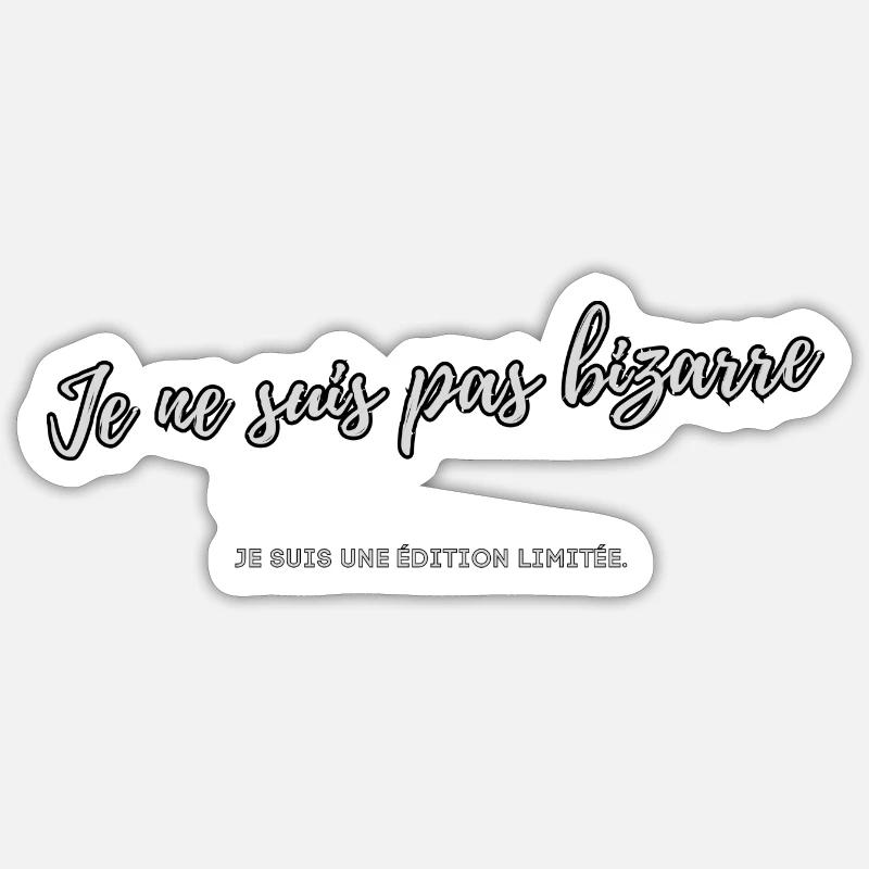 Weird - Sticker size S (10 x 10 cm) - white matte