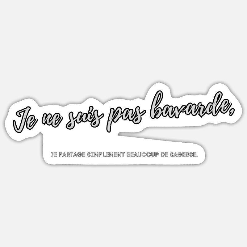 Talkative Sticker size S (10 x 10 cm)