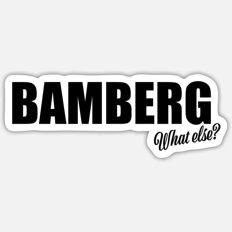 Bamberg what else Sticker size S (10 x 10 cm)