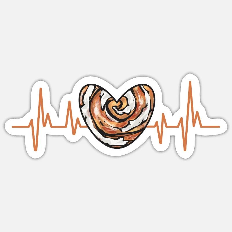 Cinnamon roll Sticker size S (10 x 10 cm)